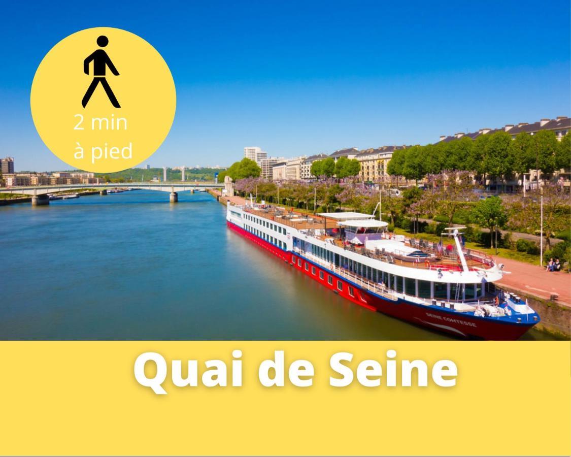 4 People+Free Street Parking+Cosy Centre Ville Apartman Rouen Kültér fotó